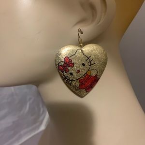 Hello kitty earrings